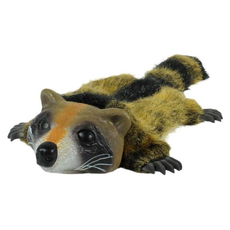 Hyper Pet Real Skinz Raccoon Plush Dog Toy - Image 2